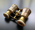 Lemaire Paris Antique Opera Glasses W  Case Mother Of Pearl   Napoleonic Bee