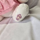 Vintage Puffalumps White Bunny Rabbit Plush Pink Dress 1986 Fisher Price 8004