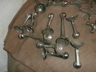 48  Vintage Metal Kitchen Lav Bathroom Sink Water Faucet Handles Lot