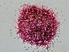  passion  Pink Glitter Medium Hexagon Cut
