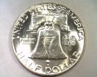 1961-d Franklin Half Dollar Choice Uncirculated  Ch  Unc   Nice Original Coin