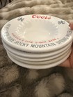 Vintage Coors Brewing Company 6  Ceramic Round Cigar Ash Tray  Beer Advertising