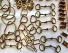 Lot Nos  Vintage Brass Leather Crafts Hardware Rings Eyelets Buckles Bits