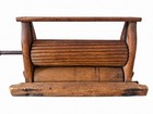Vintage Antique Farmhouse Wooden Clothes Wringer Hand Crank Works 1870-1900s