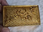 Vintage Asian Gold Lacquered Box 