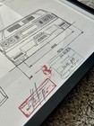 Original Ferrari F40  Technical Drawing