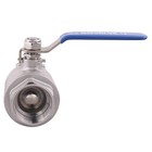2-pc Ball Valve Stainless Steel - 1 1 4  Npt Female Full Port Ball Valve For    
