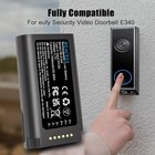 7000mah Lithium-ion Battery Compatible With Eufy Video Doorbell E340 C210