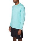 Spyder Men s Standard Heather Long Sleeve Rashguard  Green Blue  Large