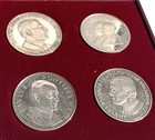 Rarity Commemorative Vatican Pope Paul Silver Sterling 999 Coin Medal Set Case