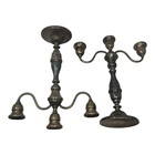 Weighted Sterling Silver Westmorland 3-arm Candelabra   2073g