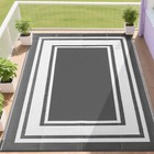 Outdoor Rugs 8x10 Waterproof For Patios Clearance plastic Straw Mats For 