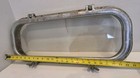 Huge Antique Solid Nickle Bronze Ship Boat Porthole Rectangular Glass Window 25 