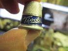 Denver  Co Tivoli Beer Aluminum Advertising Sewing Thimble Colorado Colo