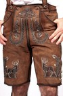 Trachten Short Lederhosen Dark Wild Brown Size 32