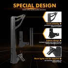 50  52   Led Light Bar Windshield Mounting Brackets For 07-18 Jeep Wrangler Jk