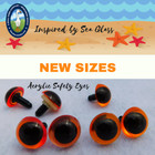 6 Pair Acrylic Safety Eyes 6mm To 24mm Sew Crochet Knit Teddy Bear Doll  Ape