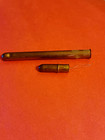 Antique Brass Sewing Needle Case With Patina large Asortment Of Sewing Needles 