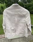 Janie And Jack Special Occasion Tan 2 Button Blazer Jacket Linen Blend Boys 3t
