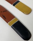 Set Of 2 Vtg Bill Onus Aboriginal Boomerangs Australian Artist Signed Kangaroo