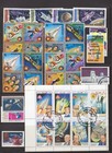 Space Stamp Collection 4 Stock Pages Sets Singles 96 Stamps Mint used Zayix