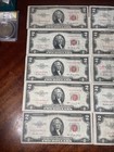 1953 2 Dollar Star Red Seals    2  Collectible Currency Please Read Discripton