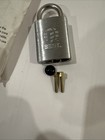 Best 11b72l Keyed Padlock  Coreless  Standard Shackle  Rectangular Brass Body 