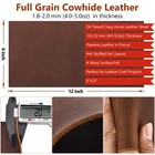 Genuine Leather Tooling Sheets 1 8-2 0mm Thick Full Grain Oil Tan Crazy Horse Co