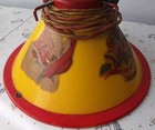 Vintage Mcm Noma Lighted Christmas Tree Stand Base Santa Claus Bells
