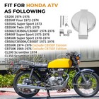 Gas Lock For Cb200 Cb350 Cb400f Cb500 Cb550k Cb750k 17620-hr3-a20 17550-377-315