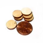 200-3 8 x1 32  Thin Small Wooden Circles Laser Craft Disc Hard Wood Shape Usa