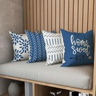 Pillow Covers 18x18 Set Of 4 Modern Sofa Throw Pillow Cover Decorative Outdoor