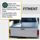 Tailgate Spoiler Molding Cap Compatible With 2009-2019 Ram 1500 2500 3500 New