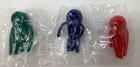 Vintage 1980s Kellogg   s Cereal Premium Wacky Wall Walker Octopus Sealed Lot Of 3