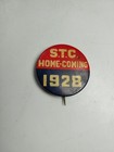 2 Vintage 1928   1930 Stc Homecoming St Louis Button Co Pin Pinback Lot