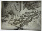 Antique Glass Plate Photo Negative - Collection Of Elaborately Carved Boxes