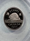 1984 Canada 5 Cents Proof Graded Pr 69 Dcam By Anacs