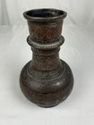 Antique Hand Etched Indo Islamic Copper Hookah Base Bottle Vase Neck Rings