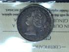 1865 Newfoundland 20 Cents Silver Vf Iccs  looks Xf  - Rare Key Coin 