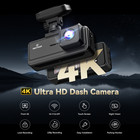 Redtiger 4k Dash Cam Front And Rear With Ai-powered Driver Assistance G-sensor