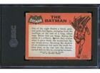1966 Topps Batman  1 The Batman Sgc 1 Poor Rc Rookie Card Centered Eye Appeal 