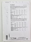 Vogue Sewing Pattern 2021 Misses One Shoulder Dress   Pants S-xl  8-22 Uncut