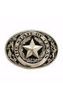 Western Rodeo Texas Cowboy Lone Star Belt Buckle Black Color Hebillas Vaqueras