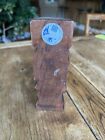 Vintage Maori Carved Wooden Tiki Totem Statue Figure 6 In Abalone Eyes