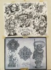 Original Late 90   s Early 2000   s Tattoo Shop Flash Art Vintage D