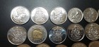 Canada Vintage Commemorative Coin Lot High Grade Collection Group 36 Dollars 25c