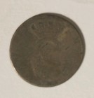 1767 U s  Virgin Islands Danish West Indies 12 Skilling Colonial Silver Coin