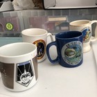 Lot Of 4 Vintage Space Coffee Mugs  United Space Alliance Logistics