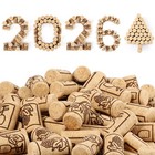 800 Pcs Natural Wood Wine Corks - Leak-resistant Stoppers For Diy Crafts   Bottl