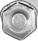 Vintage Retro Swing Handled  brides Basket   Cromwell   White Aluminum